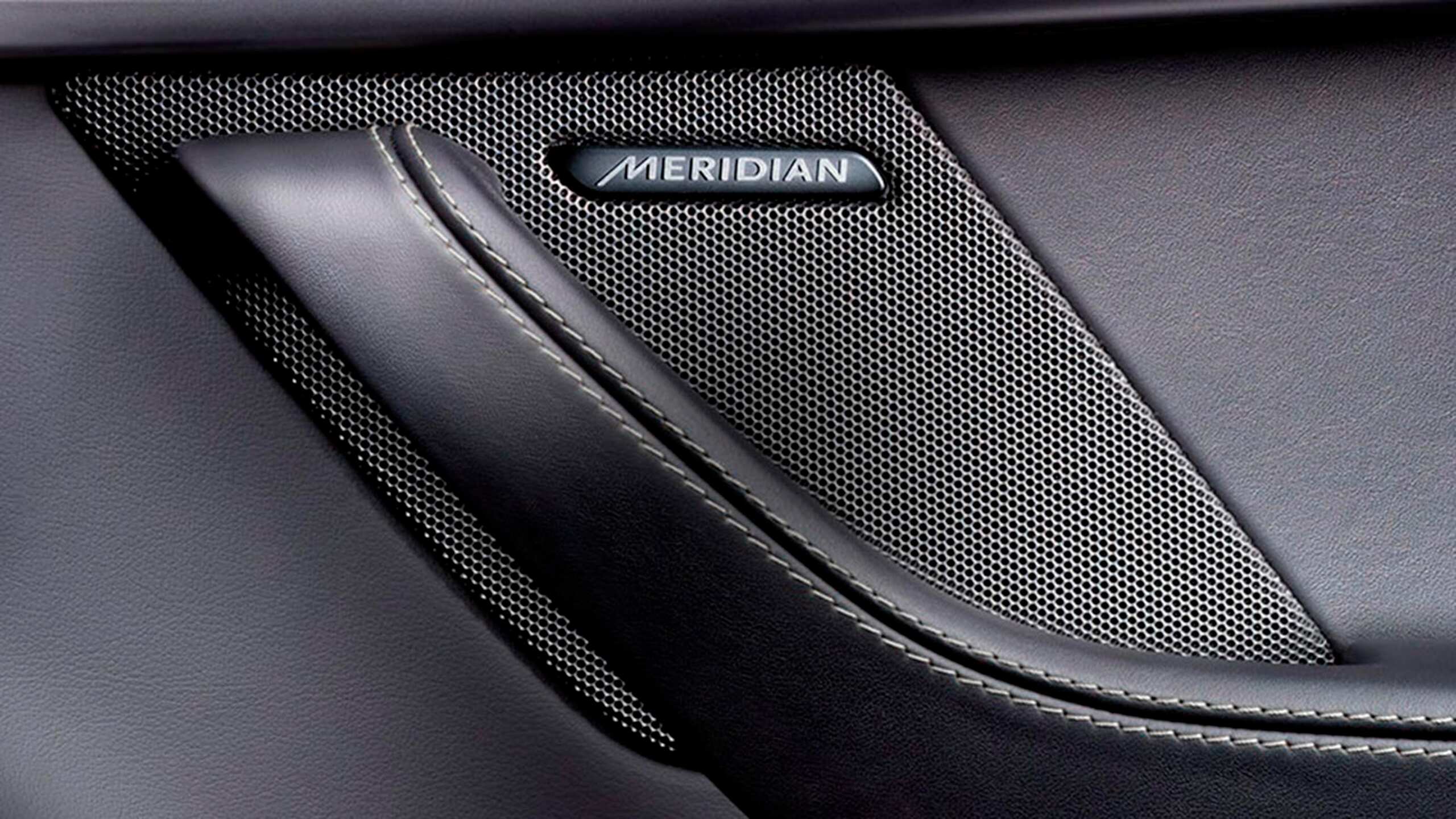 Jaguar F-Type Meridian Speakers closeup view